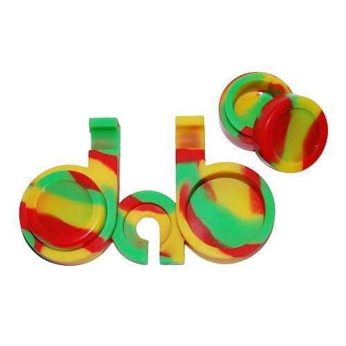 Slick Pote de Silicone DAB com 2 Potes 3ml ou 5g