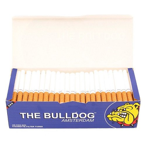 Tubos de Cigarro The Bulldog Caixa Com 200