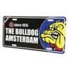 Placa Sinalizadora The Bulldog Amsterdam Preta