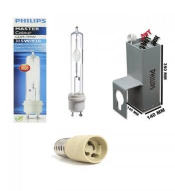 Kit CMH Reator + Lampada Philips 315w + Soquete PGZ18